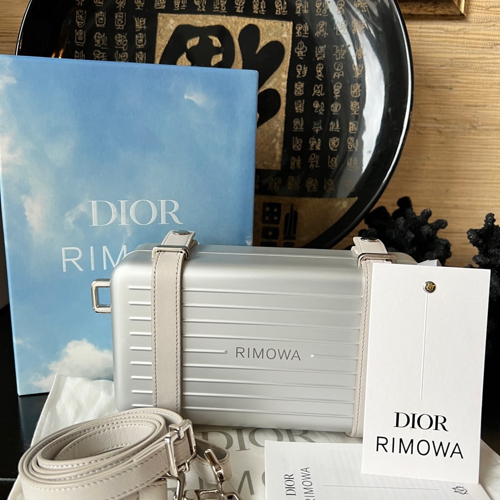 DIOR RIMOWA hard case clutch or cross body bag